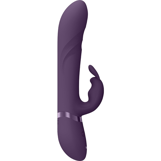 VIVE NARI - VIBRATING AND ROTATING BEADS, G-SPOT RABBIT - PURPLE image 5