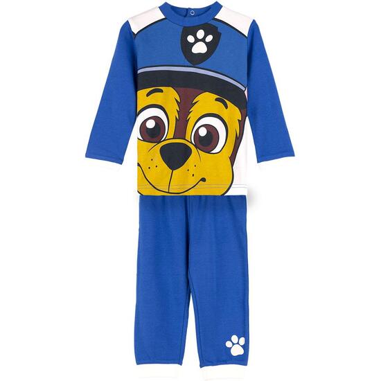 PIJAMA LARGO INTERLOCK PAW PATROL BLUE image 0