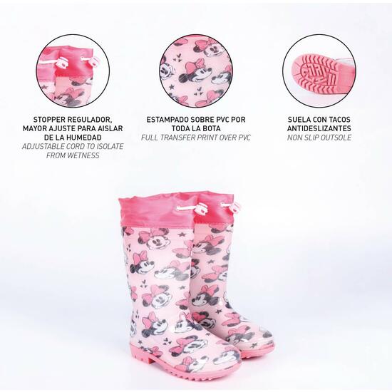 BOTAS LLUVIA PVC MINNIE PINK image 4