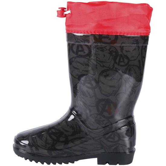 BOTAS LLUVIA PVC AVENGERS BLACK image 1