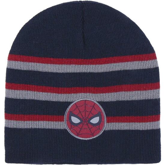 GORRO PUNTO JACQUARD SPIDERMAN GRAY image 0