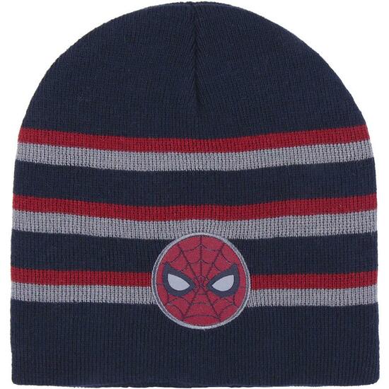 GORRO PUNTO JACQUARD SPIDERMAN GRAY image 0