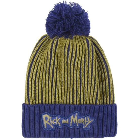 GORRO TRICOT POMPOM RICK AND MORTY DARK GREEN image 0