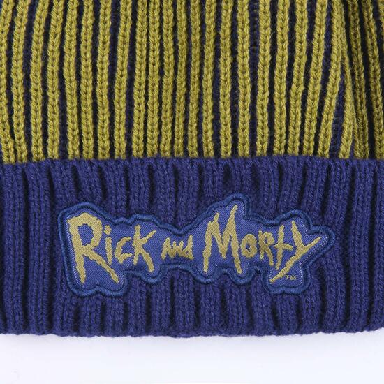 GORRO TRICOT POMPOM RICK AND MORTY DARK GREEN image 2