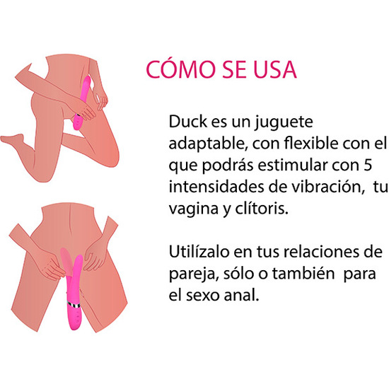 DUCK VIBRADOR CON ESTIMULACIÓN VAGINAL Y CLITORIAL image 2