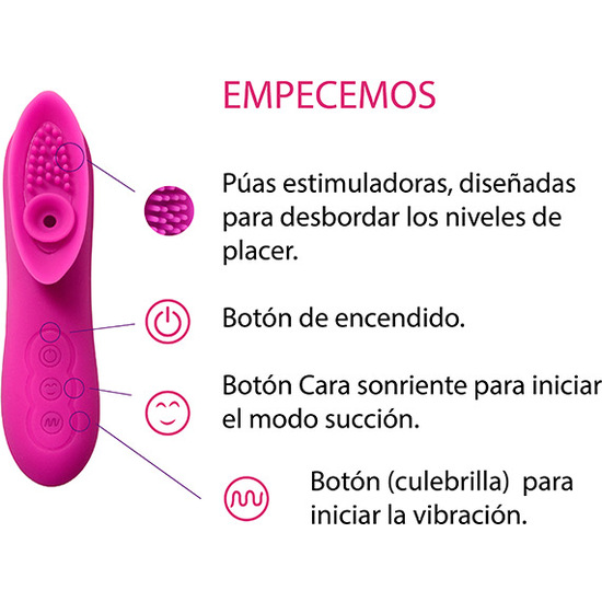 TONG VIBRADOR Y SUCCIONADOR DE CLÍTORIS image 1