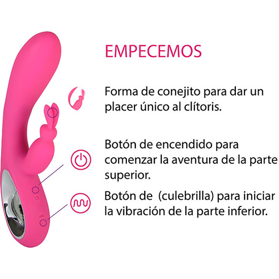 VUGS VIBRADOR VAGINAL CON ESTIMULACIÓN CLÍTORIS image 1