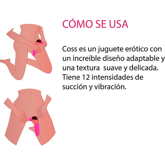 COSS VIBRADOR CON SUCCIONADOR DE CLÍTORIS image 2