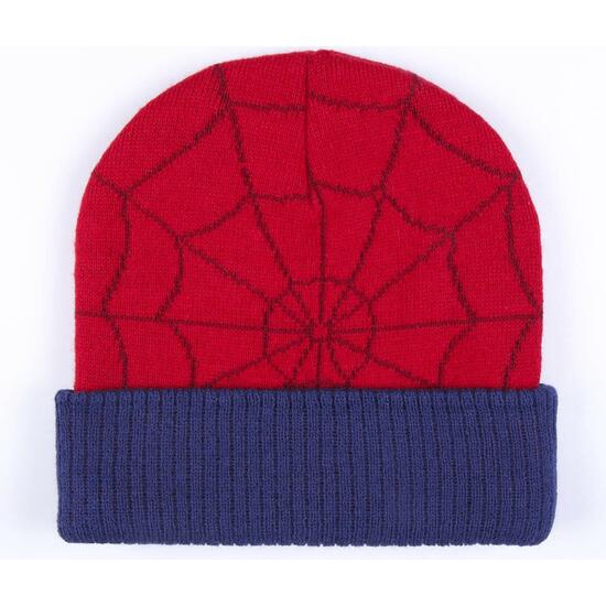 GORRO PUNTO JACQUARD SPIDERMAN RED image 1