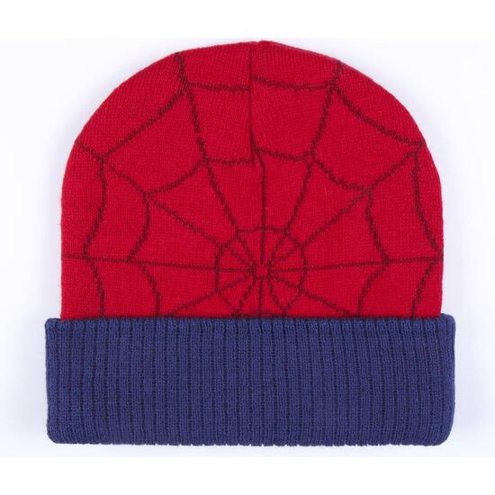 GORRO PUNTO JACQUARD SPIDERMAN RED image 1