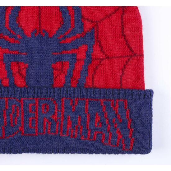 GORRO PUNTO JACQUARD SPIDERMAN RED image 2