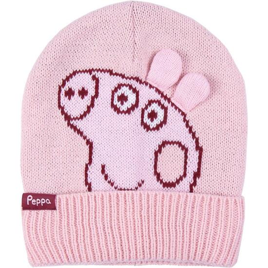 GORRO PUNTO JACQUARD PEPPA PIG PINK image 0