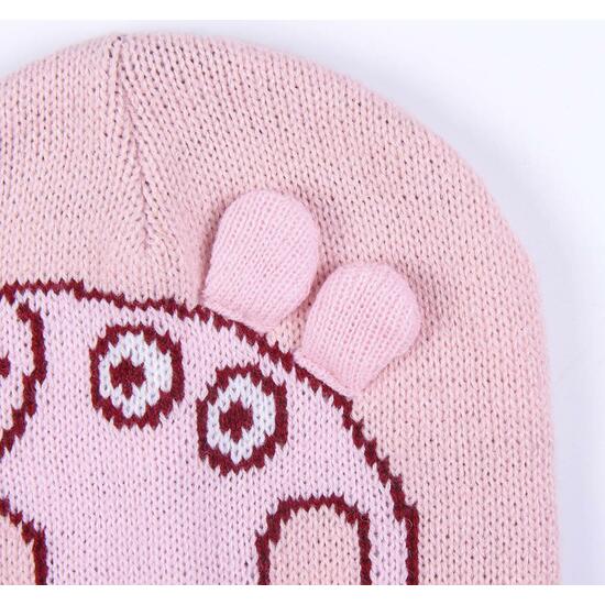 GORRO PUNTO JACQUARD PEPPA PIG PINK image 2