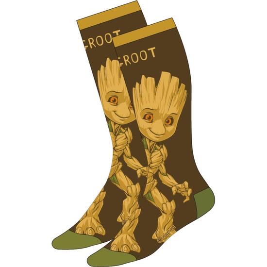 CALCETINES GUARDIANS OF THE GALAXY GROOT BROWN image 0