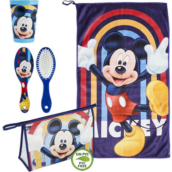 NECESER ASEO VIAJE ACCESORIOS MICKEY BLUE image 0