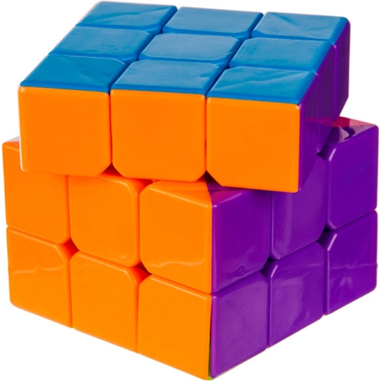 CUBO MÁGICO DE HABILIDAD NEÓN 5X5X5 CM. image 1