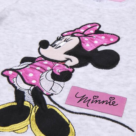 PIJAMA LARGO VELOUR COTTON MINNIE PINK image 5