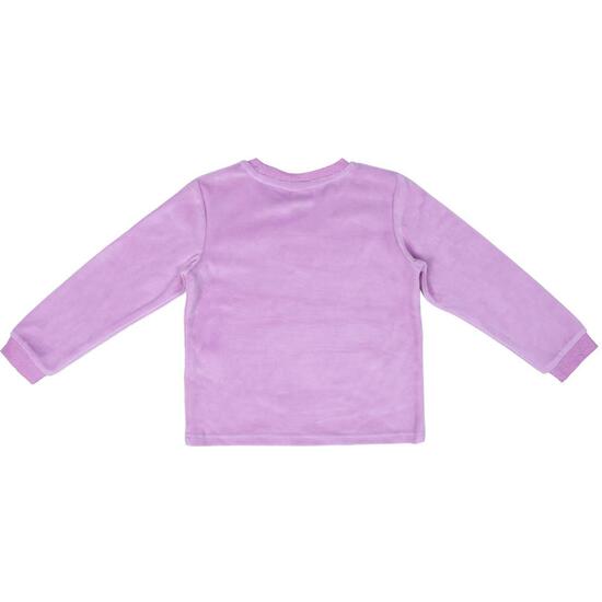 PIJAMA LARGO VELOUR COTTON FROZEN 2 LILAC image 2