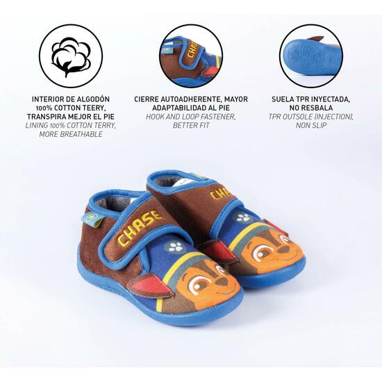 ZAPATILLAS DE CASA MEDIA BOTA 3D PAW PATROL BLUE image 4