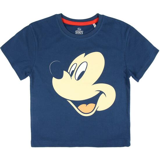 PIJAMA CORTO ALGODÓN SINGLE JERSEY MICKEY NAVY image 1