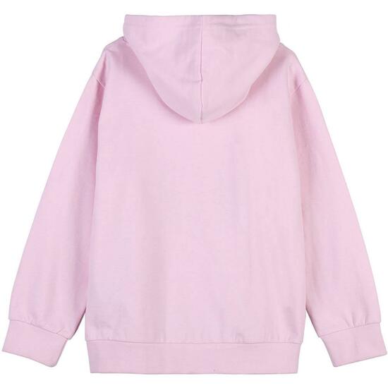 SUDADERA CON CAPUCHA COTTON BRUSHED MINNIE PINK image 1