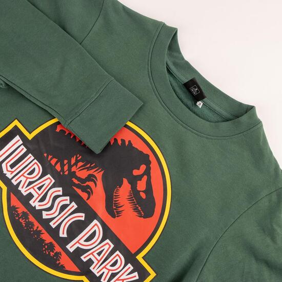 CHANDAL COTTON BRUSHED 2 PIEZAS JURASSIC PARK DARK GREEN image 2