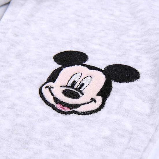 PIJAMA LARGO VELOUR COTTON MICKEY GRAY image 6