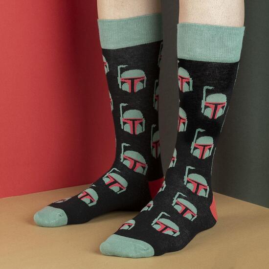 CALCETINES BOBA FETT BLACK image 2