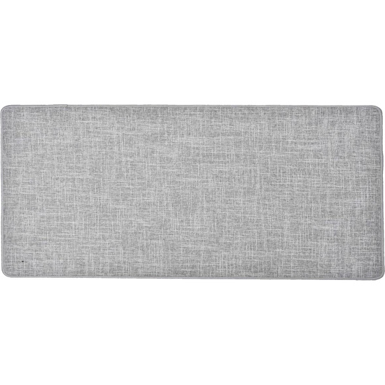 ALFOMBRA ORIANE 45X120CM DE POLIÉSTER TEJIDO - GRIS CLARO image 0
