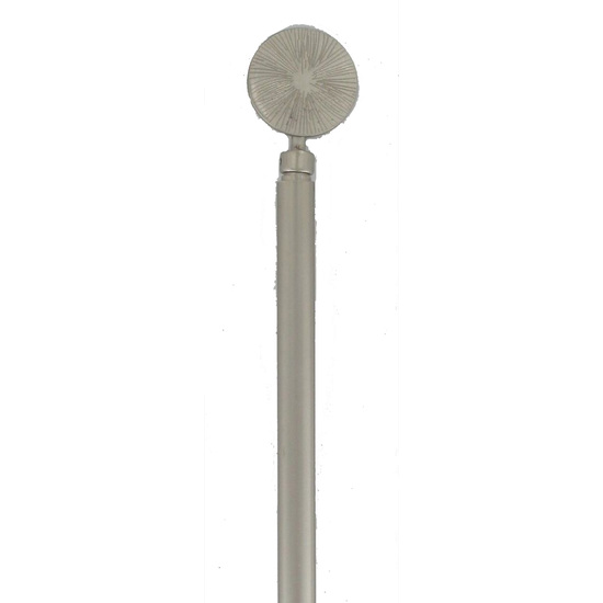 PORTAVISILLOS EXTENSIBLE FORJA TERMINAL ROND STRIE 80X110CM - PLATA image 0