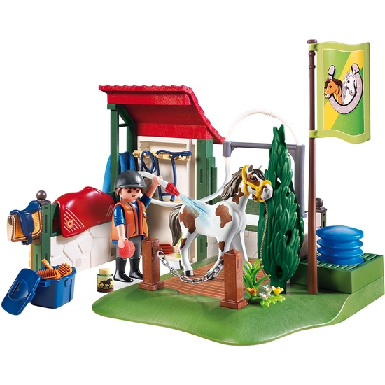 PLAYMOBIL COUNTRY SET LIMPIEZA CABALLOS image 1
