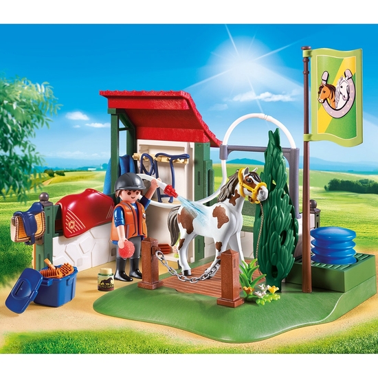 PLAYMOBIL COUNTRY SET LIMPIEZA CABALLOS image 2