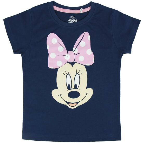 PIJAMA CORTO ALGODÓN SINGLE JERSEY MINNIE NAVY image 1