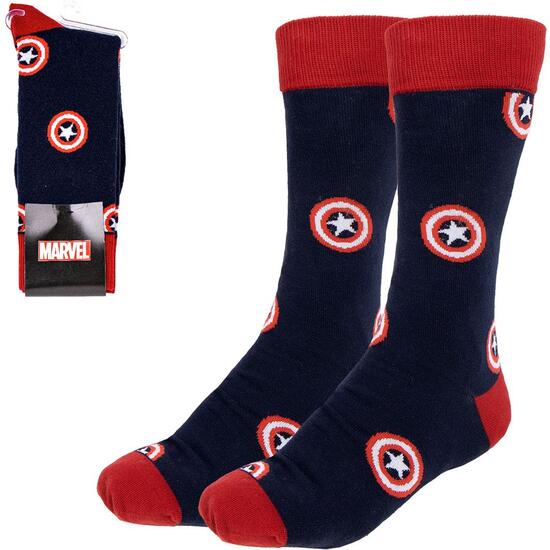 CALCETINES MARVEL DARK BLUE image 0