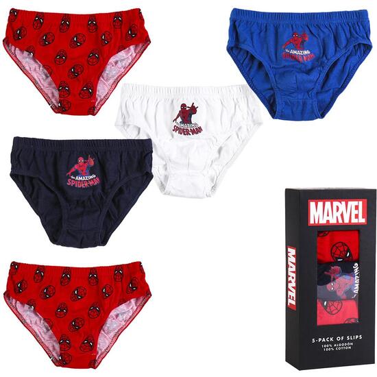 PACK CALZONCILLOS SINGLE JERSEY 5 PIEZAS SPIDERMAN MULTICOLOR image 0