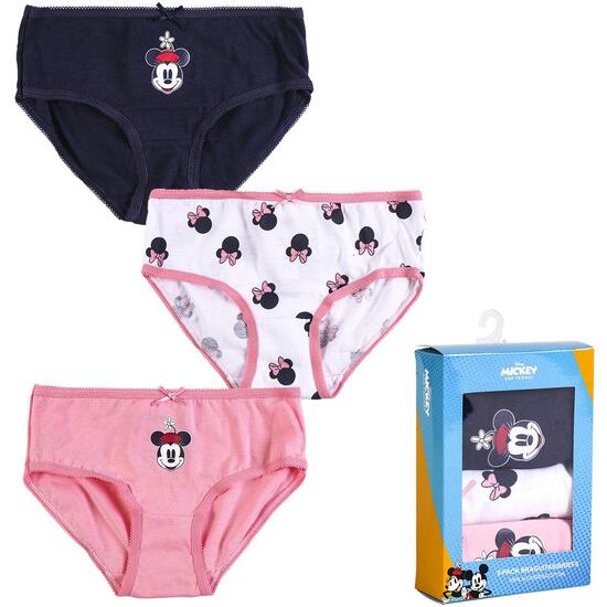 PACK BRAGUITAS SINGLE JERSEY 3 PIEZAS MINNIE MULTICOLOR image 0