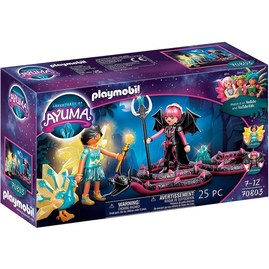 PLAYMOBIL MAGIC AYUMA CRYSTAL FAIRY Y BAT FAIRY image 0