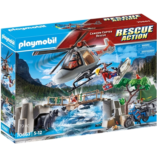 PLAYMOBIL CITY ACTION OPERACIÓN TRANSPORTE AÉREO image 0