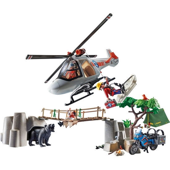 PLAYMOBIL CITY ACTION OPERACIÓN TRANSPORTE AÉREO image 1