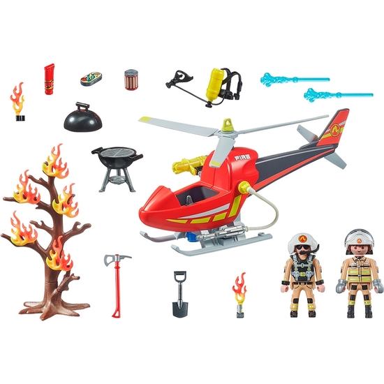 PLAYMOBIL CITY ACTION HELICÓPTERO DE BOMBEROS image 1