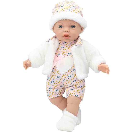 MUÑECO BEBÉ 30 CM MECANISMO DE LLORO 3 MODELOS SURTIDOS image 0