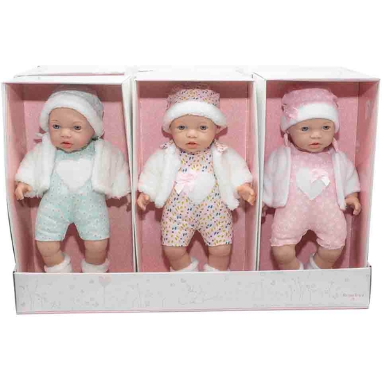 MUÑECO BEBÉ 30 CM MECANISMO DE LLORO 3 MODELOS SURTIDOS image 1