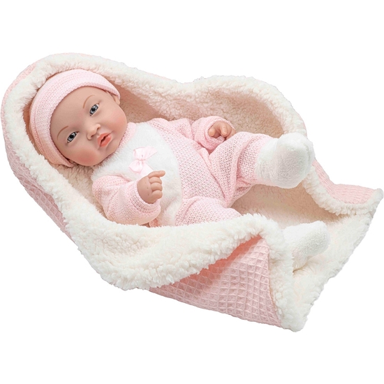MUÑECO BEBÉ 35 CM NEWBORN CON ARRULLO EN CAJA REGALO image 0