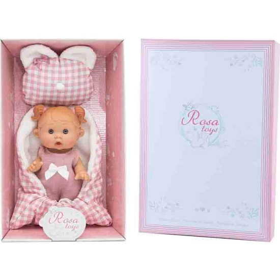 MUÑECO GRACIOSO 22 CM CON SAQUITO CUADROS EN CAJA REGALO image 1