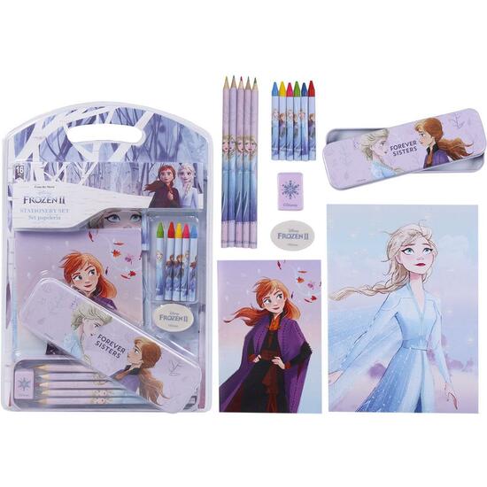 SET PAPELERÍA ESCOLAR FROZEN II LILAC image 0