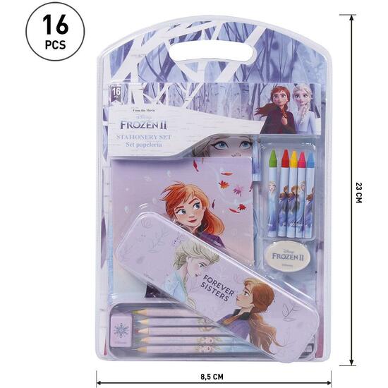 SET PAPELERÍA ESCOLAR FROZEN II LILAC image 1