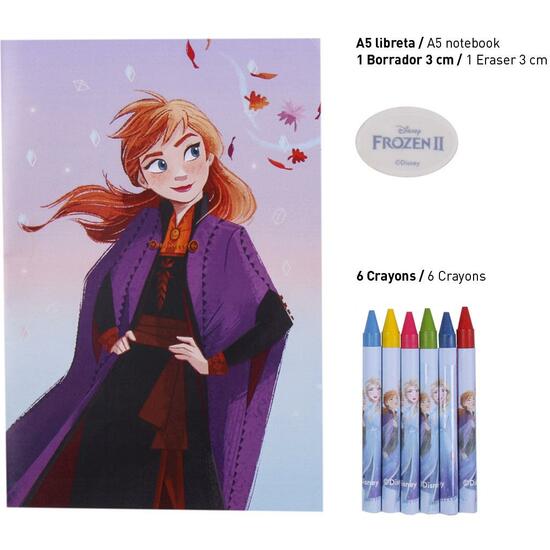 SET PAPELERÍA ESCOLAR FROZEN II LILAC image 3