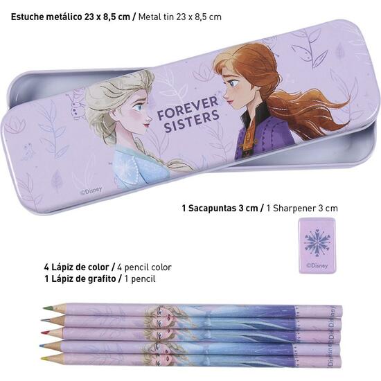 SET PAPELERÍA ESCOLAR FROZEN II LILAC image 4