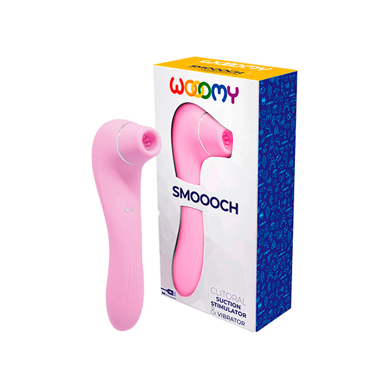 WOOOMY SMOOOCH CLITORAL SUCTION & VIBRATION - PINK image 0