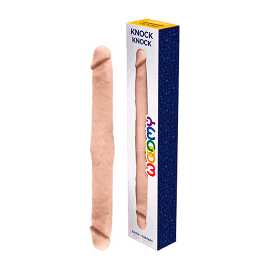 WOOOMY KNOCK-KNOCK - PENE DOBLE DE GELATINA image 0